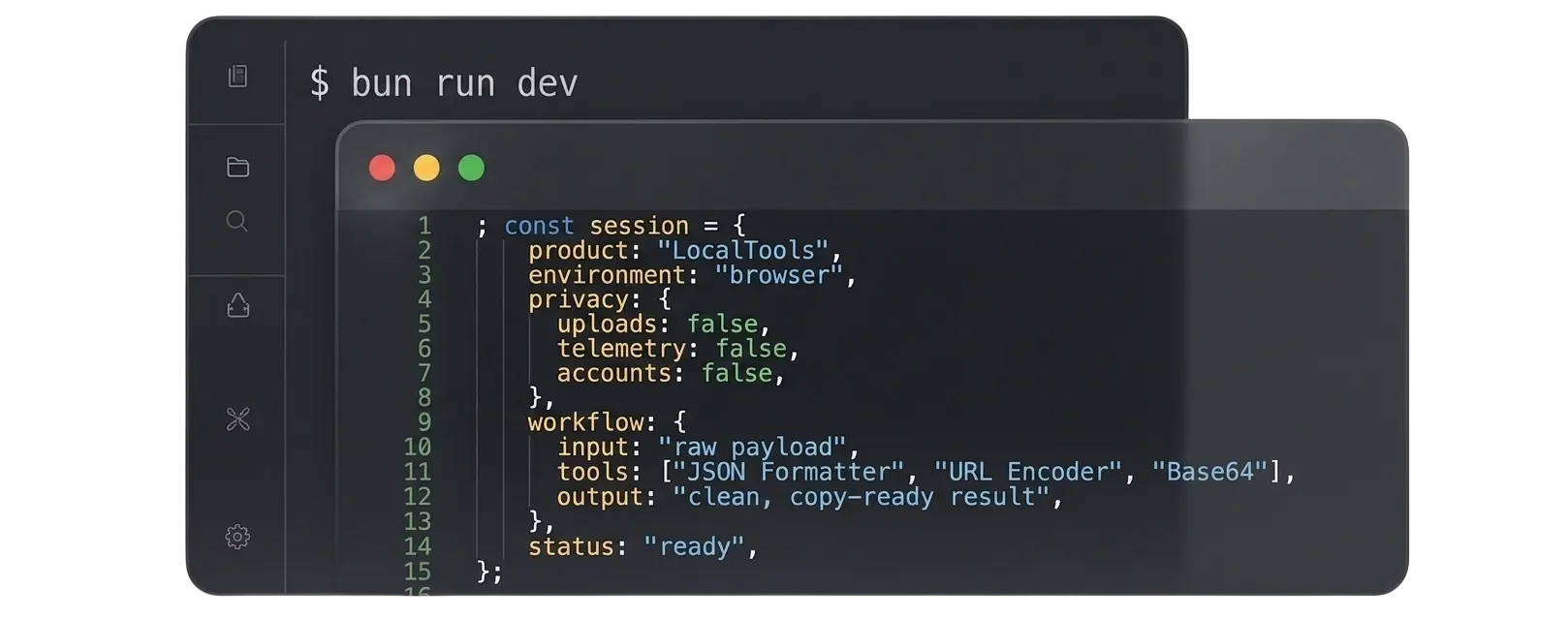 Development banner